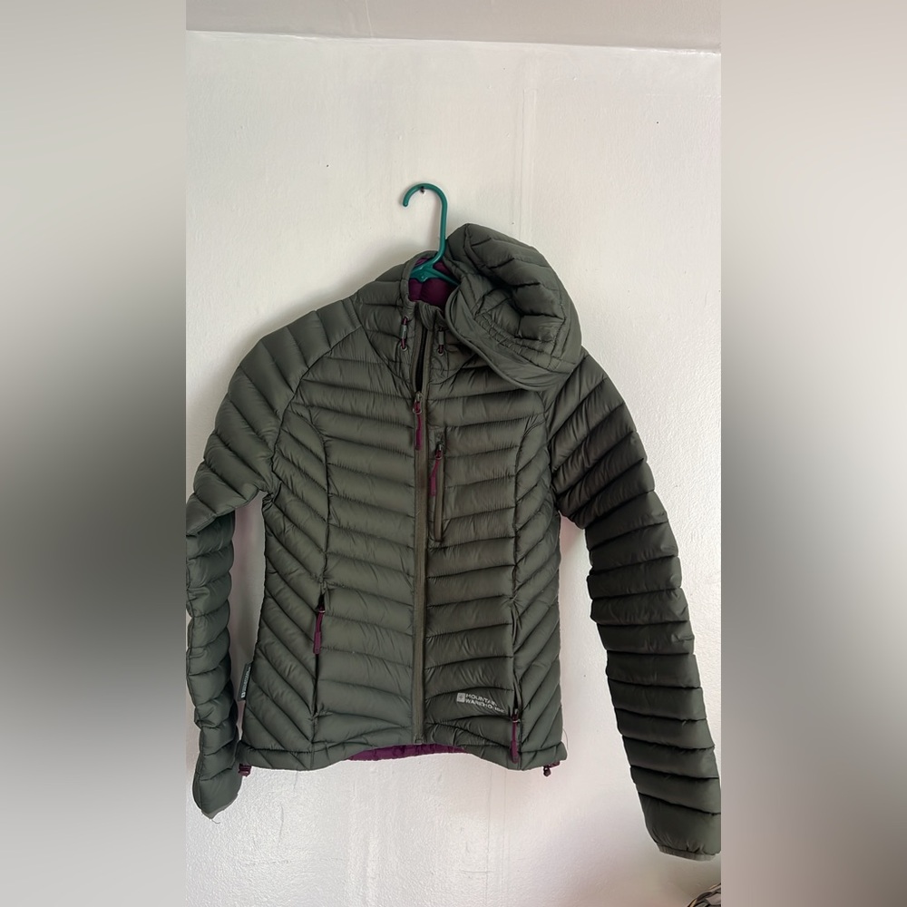 Mountain Warehouse Extreme Green Puffer Jacket with Hood